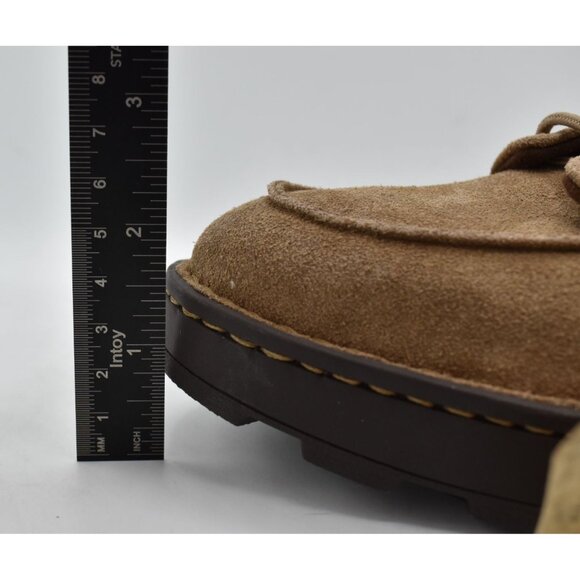 Born Womens Size 7 Corby Moc Toe Taupe Suede Lace Up Derby Shoes - Picture 12 of 13